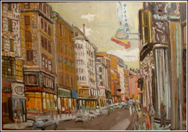 SU018 Petőfi S. utca a Pilvax köz felől